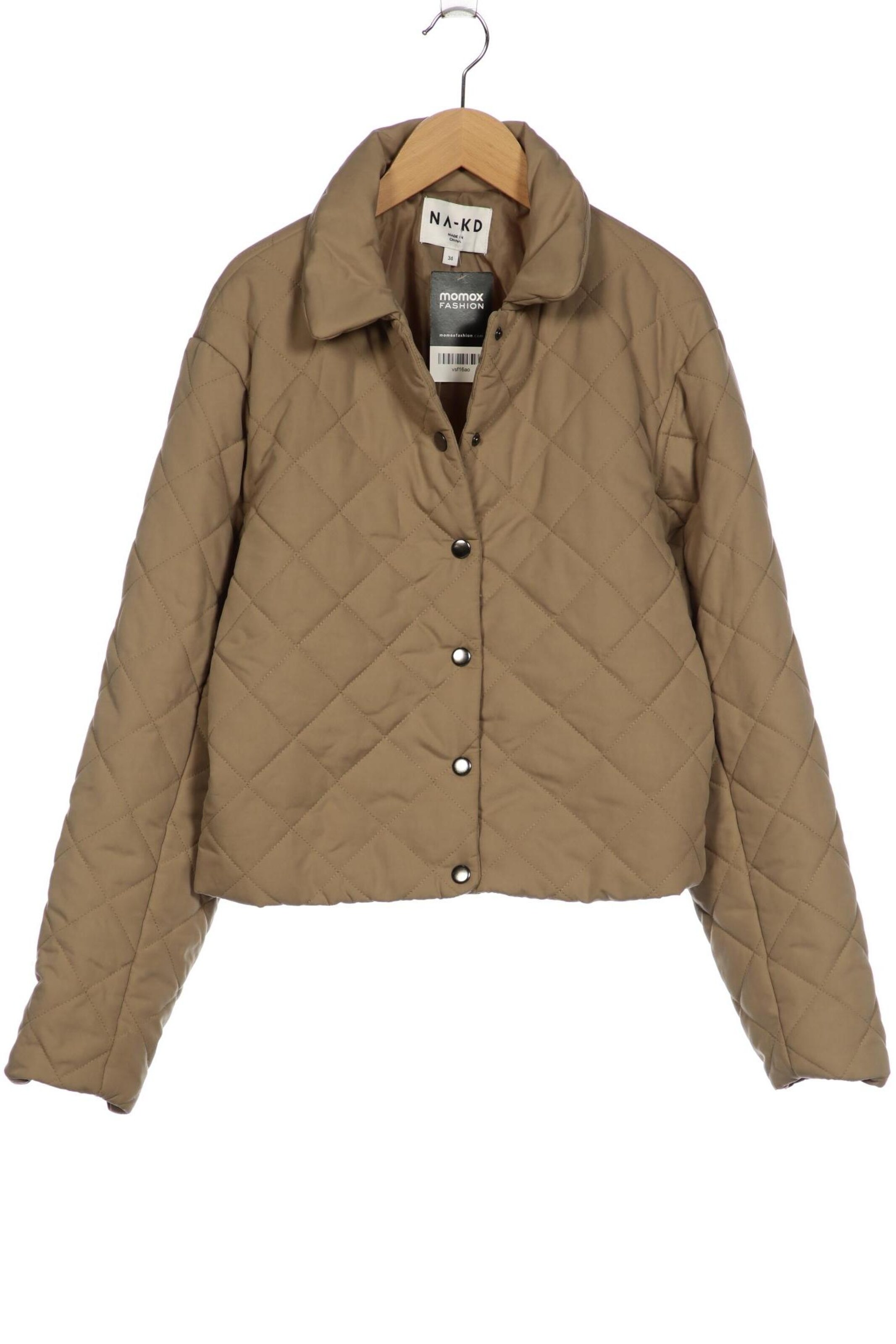 NA-KD Jacket & Coat in XS in Green: front