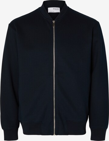 SELECTED HOMME Sweatjakke 'Mack' i blå: forside