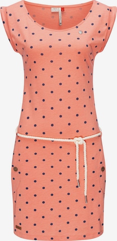 Ragwear Kleid 'TAG DOTS' in Orange: predná strana