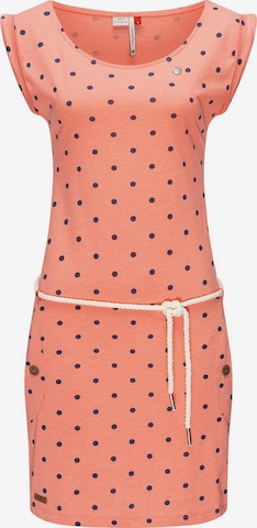 Ragwear Summer Dress 'TAG DOTS' in Orange: front
