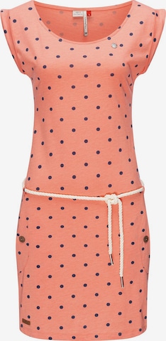 Ragwear Kleid 'TAG DOTS' in Orange: Vorderseite