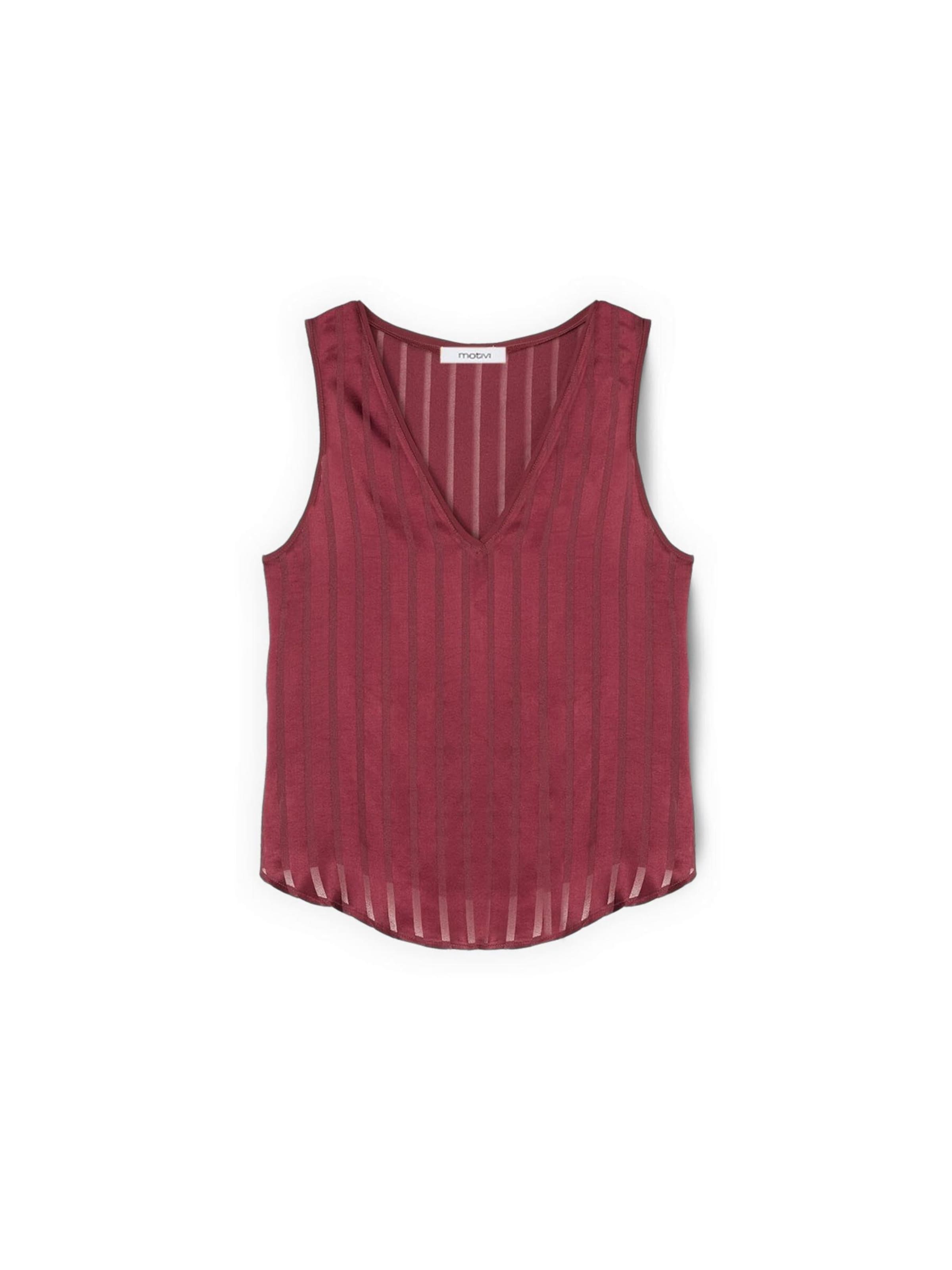 MOTIVI Top in Rood: voorkant