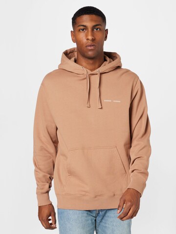 Samsøe Samsøe Sweatshirt 'Norsbro' in Brown: front