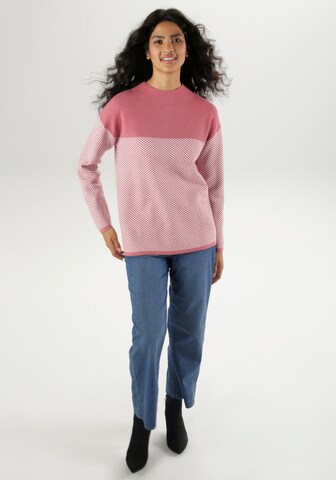 Aniston SELECTED Sweater in Pink
