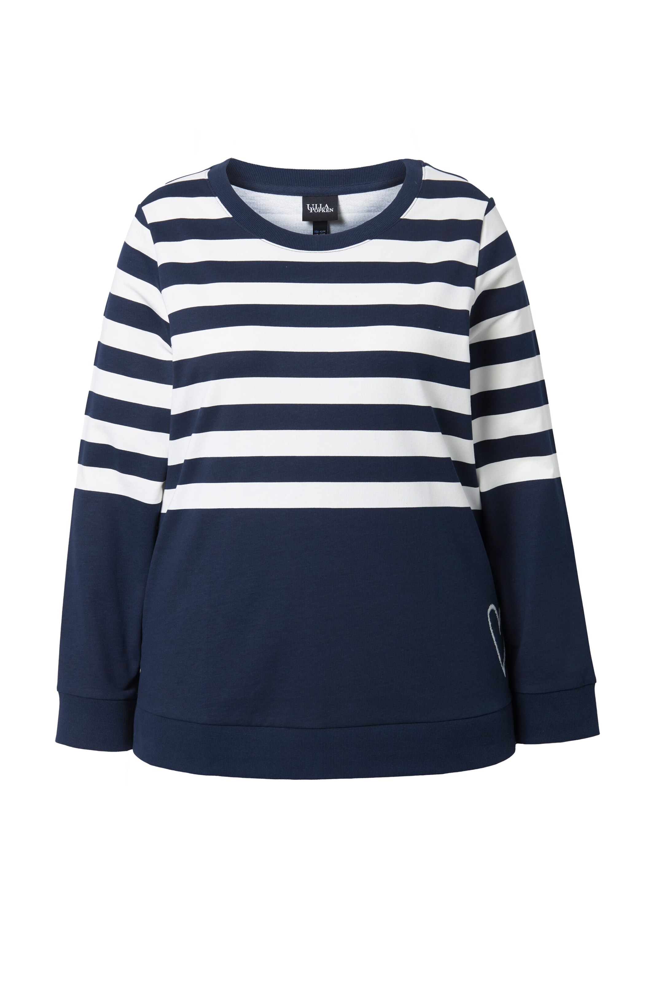 Ulla Popken Sweatshirt in Blue: front
