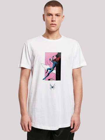 F4NT4STIC Shirt 'Marvel' in Wit: voorkant