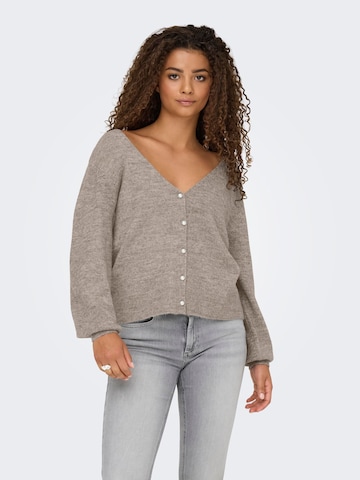 ONLY Knit cardigan in Grey