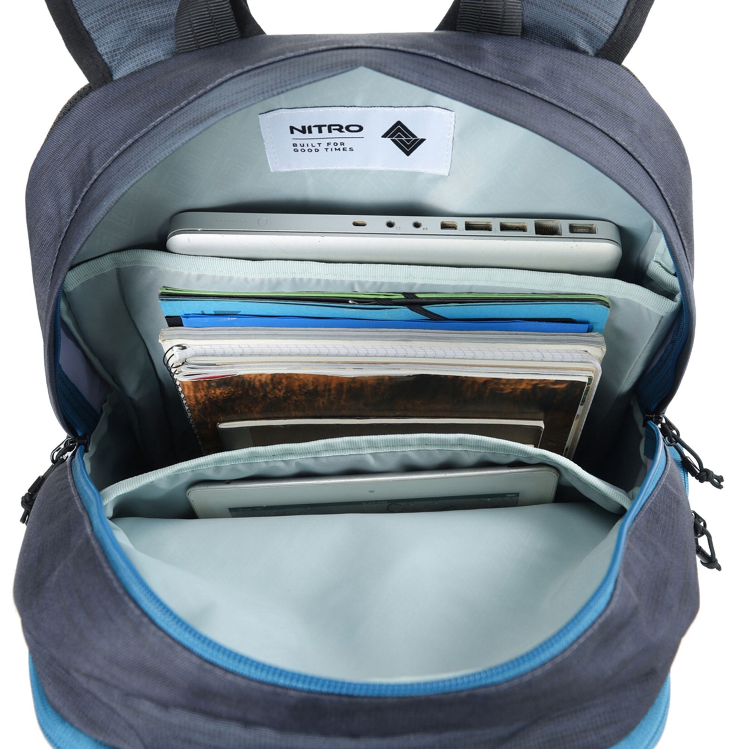 NitroBags Rucksack 'Future' in Blau