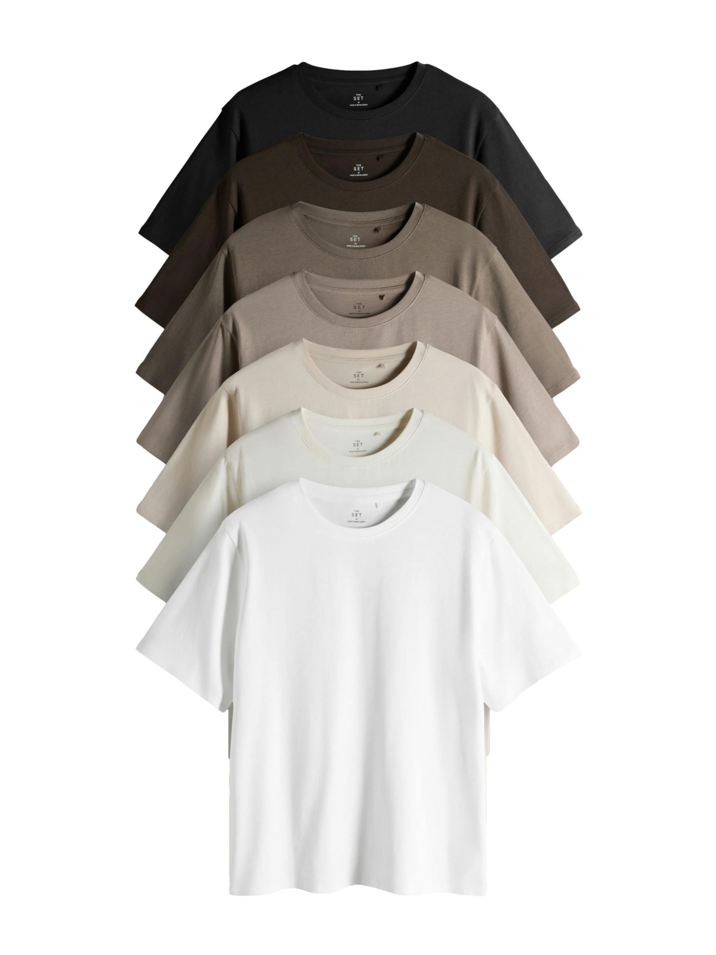 The Set Shirts i beige: forside