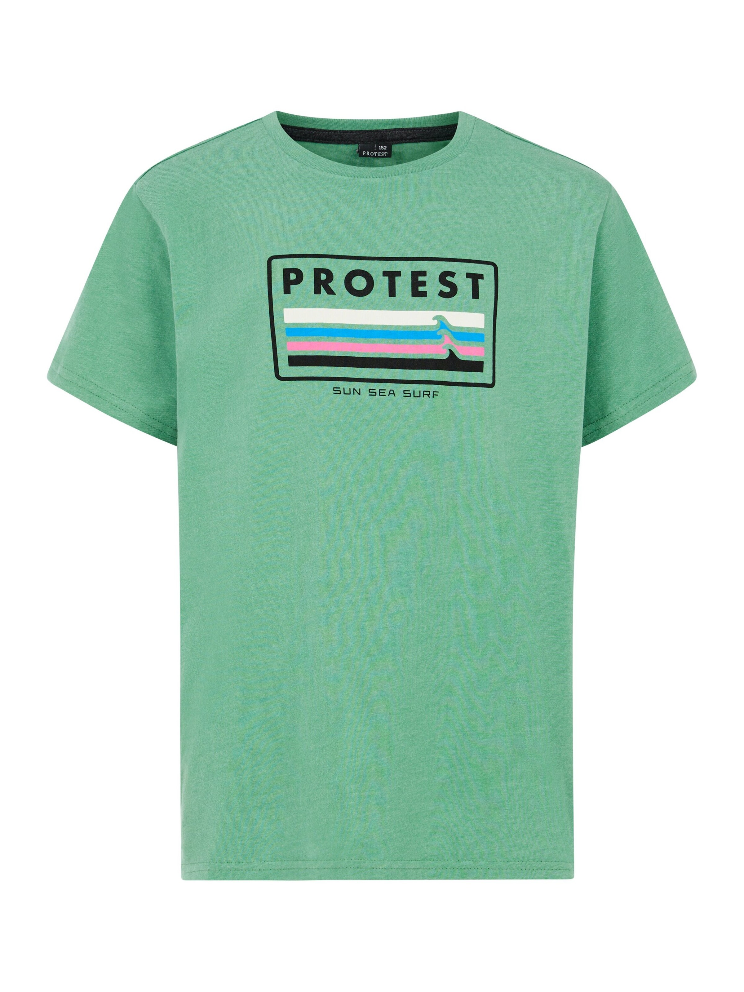 PROTEST Shirt 'PRTMarius JR'‌‌‌‌ in Grün: Vorderseite