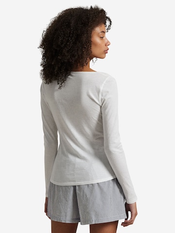 Polo Ralph Lauren Longsleeve ' Whisper Weight Cotton ' in Weiß