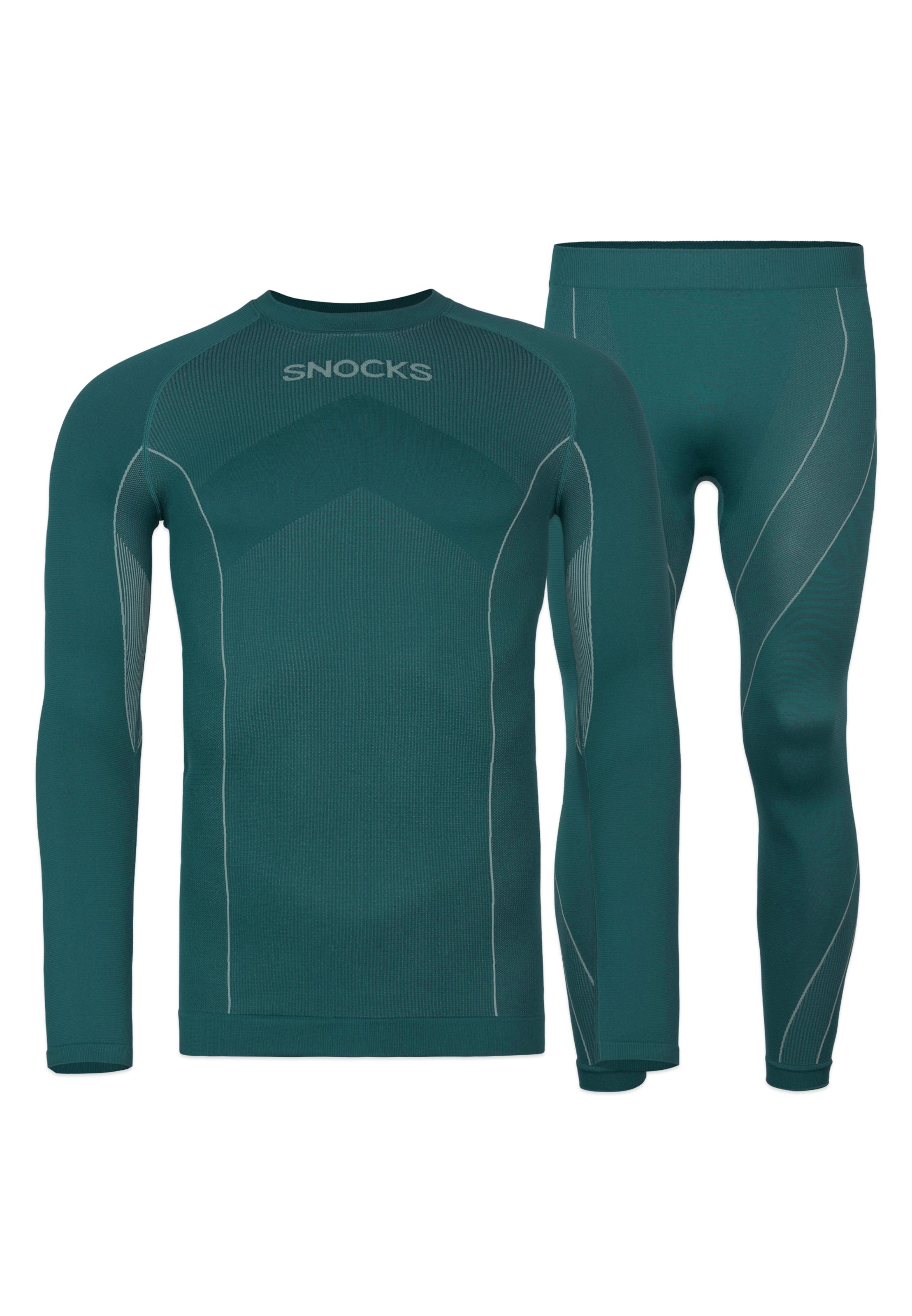 SNOCKS Базовый слой в Зеленый: спереди