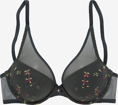 LASCANA Bra 'Apex' in Lime / Dark green / Cyclamen, Item view