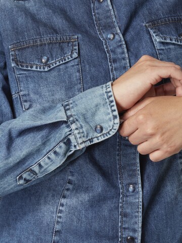 PADDOCKS Bluse in Blau