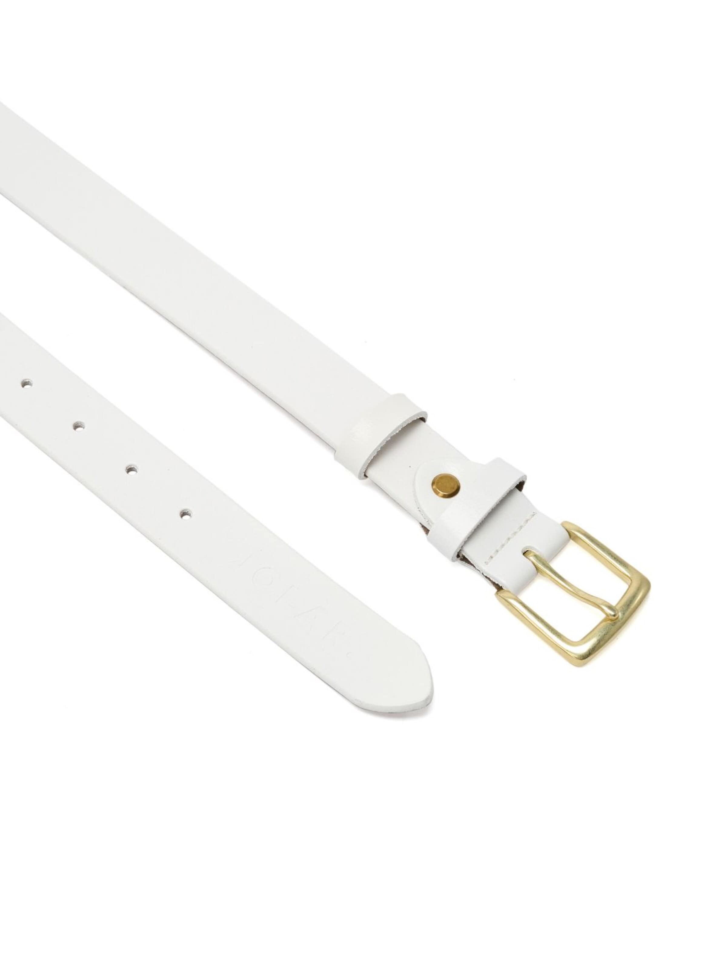 Cintura 'GENUINE' di jolar in bianco