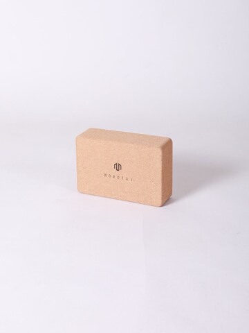 MOROTAI Yoga Block 'JIZOKU' in Beige