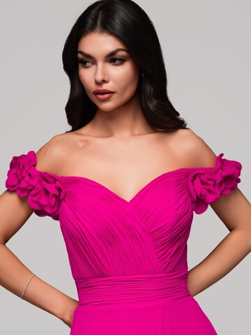 Ombre Abendkleid‌‌‌‌‌‌‌ in Pink