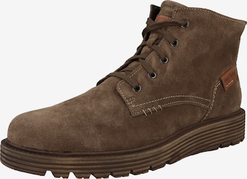 JOSEF SEIBEL Lace-Up Boots 'Cooper 04' in Brown: front