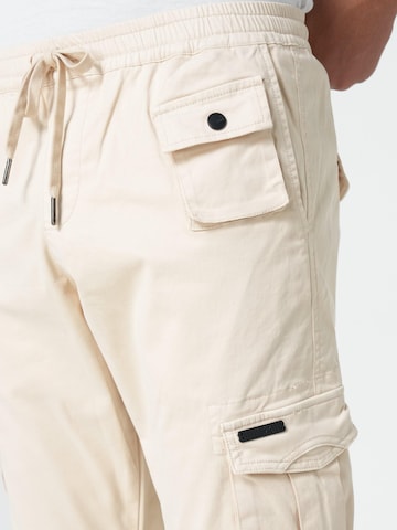 Coupe slim Pantalon cargo M.O.D MIRACLE OF DENIM en beige