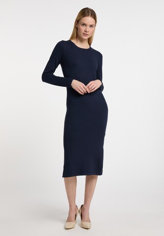 DreiMaster Klassik Knitted dress in Blue