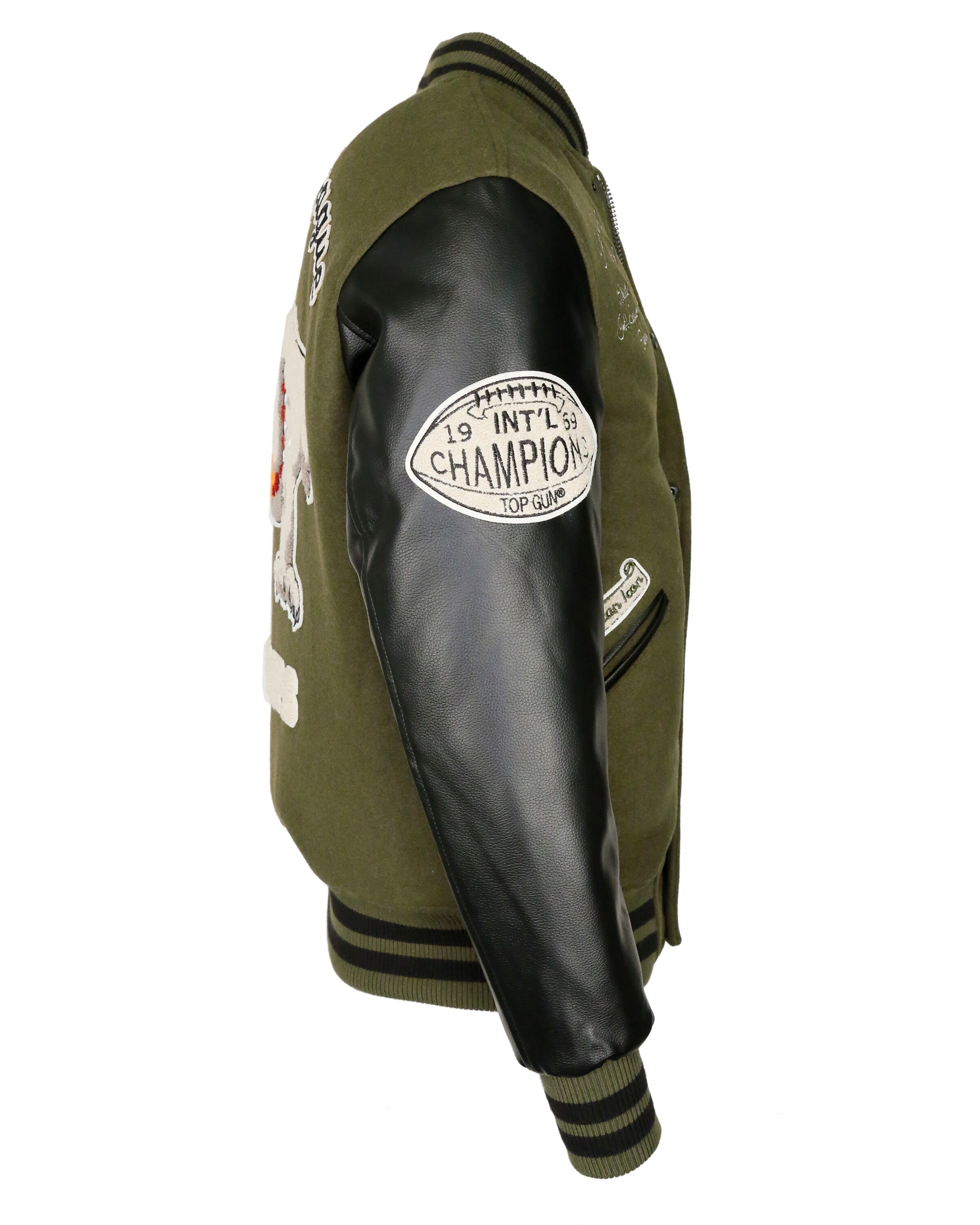 TOP GUN Tussenjas in Groen