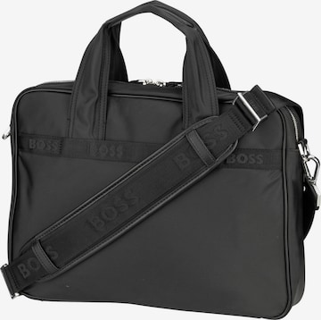 BOSS Black Document Bag 'Lennon' in Black