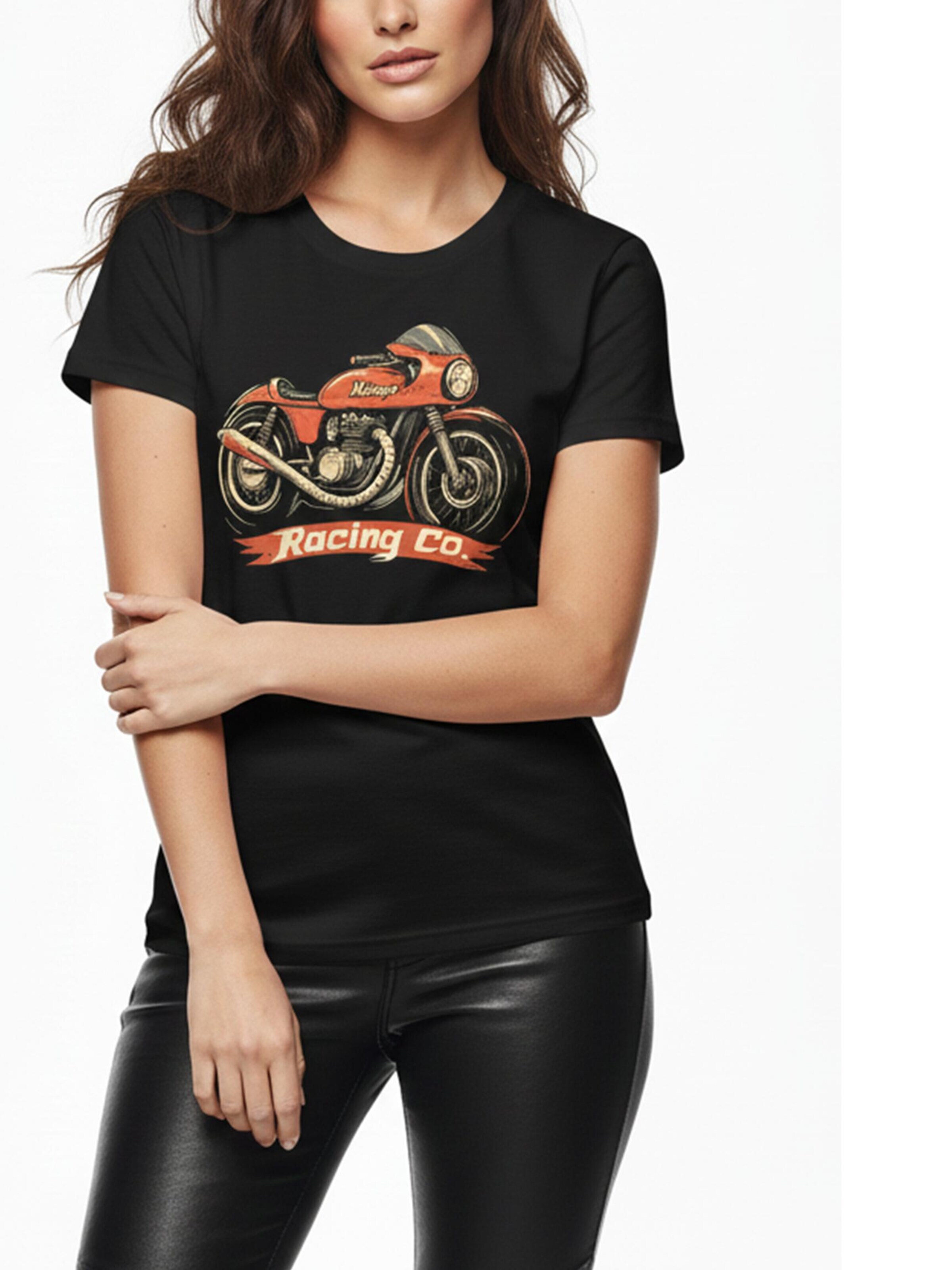 MAKAYA Shirt 'Racing Co' in Black