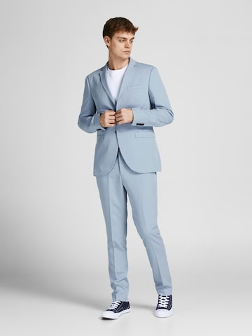 Coupe slim Pantalon à plis 'Franco' JACK & JONES en bleu