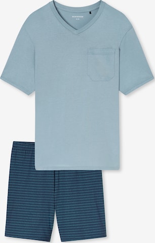 SCHIESSER Shorty ' Comfort Essentials ' in Blau: Vorderseite