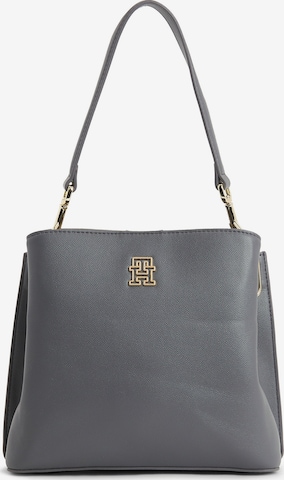 TOMMY HILFIGER Shoulder Bag 'Timeless' in Grey: front