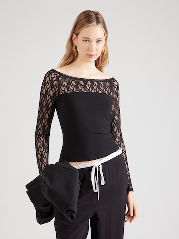 ABOUT YOU Тениска 'Dotta' в черно: отпред