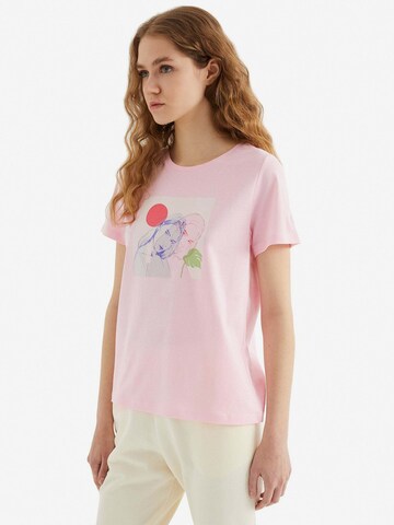 T-shirt 'Dual Portrait' WESTMARK LONDON en rose