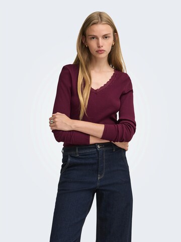 ONLY Shirts 'ONLSARA SHARAI' i rød: forside