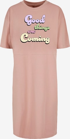 Merchcode Dress 'Good Things' in Pink: front