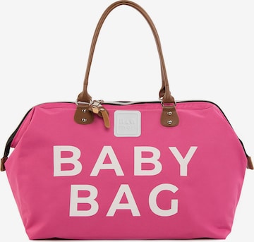 BagMori Diaper Bags in Pink: front