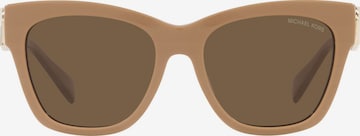 Lunettes de soleil 'EMPIRE SQUARE' Michael Kors en beige