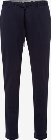 Baldessarini Pleat-Front Pants in Blue: front