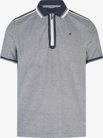 HECHTER PARIS Shirt in de kleur Blauw / Donkerblauw / Wit, Productweergave