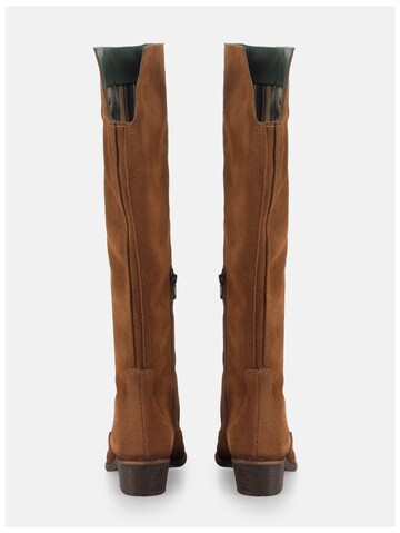 Felmini Wide Fit Boots 'West' in Brown