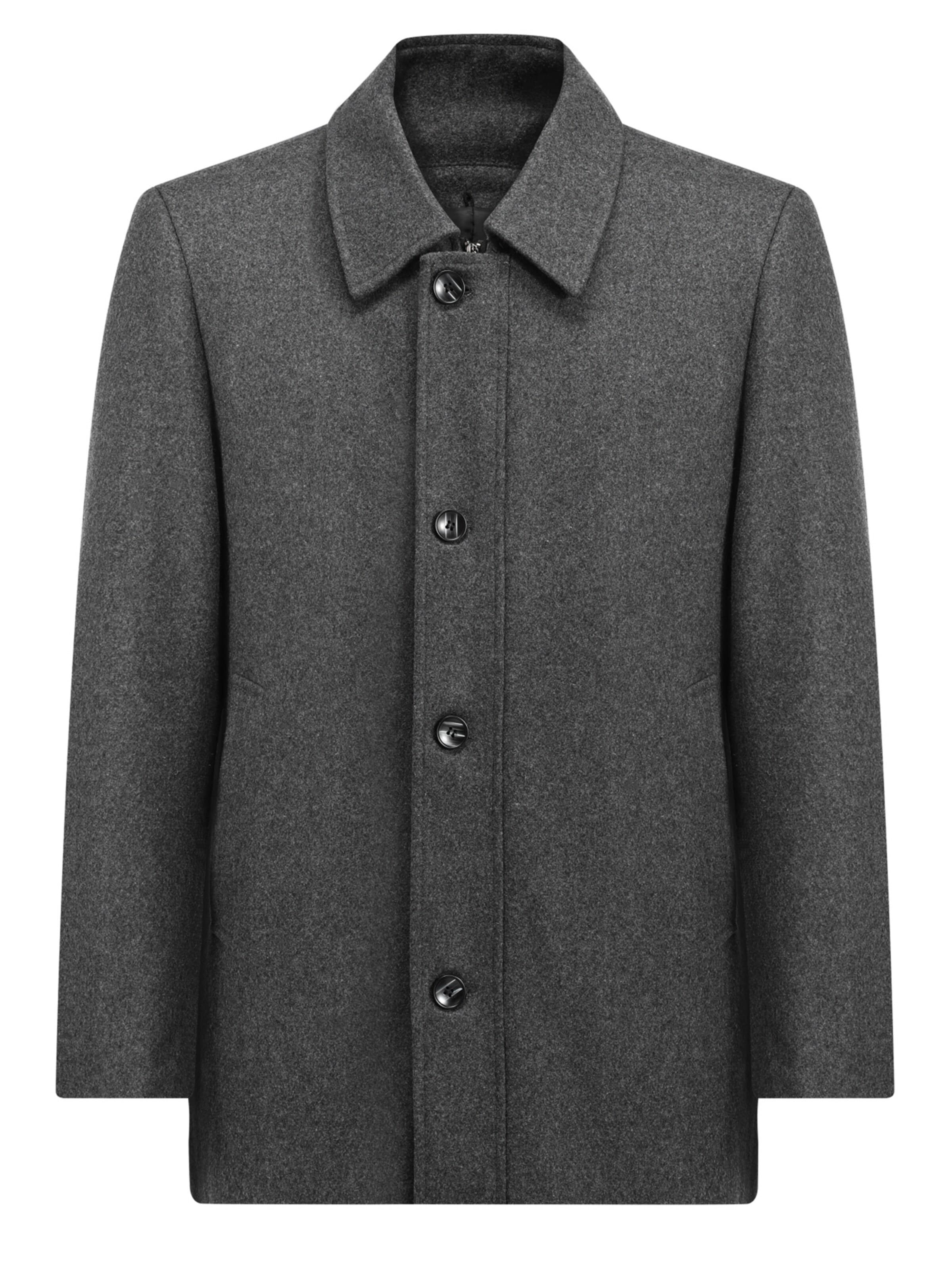 ALLTHEMEN Winter Coat 'Raureif' in S in Dark grey, Item view