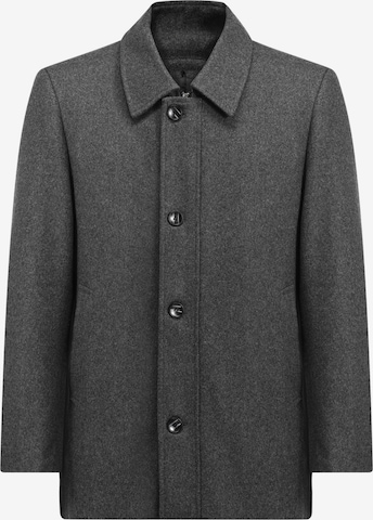 ALLTHEMEN Wintermantel 'Raureif' in Grau: Vorderseite