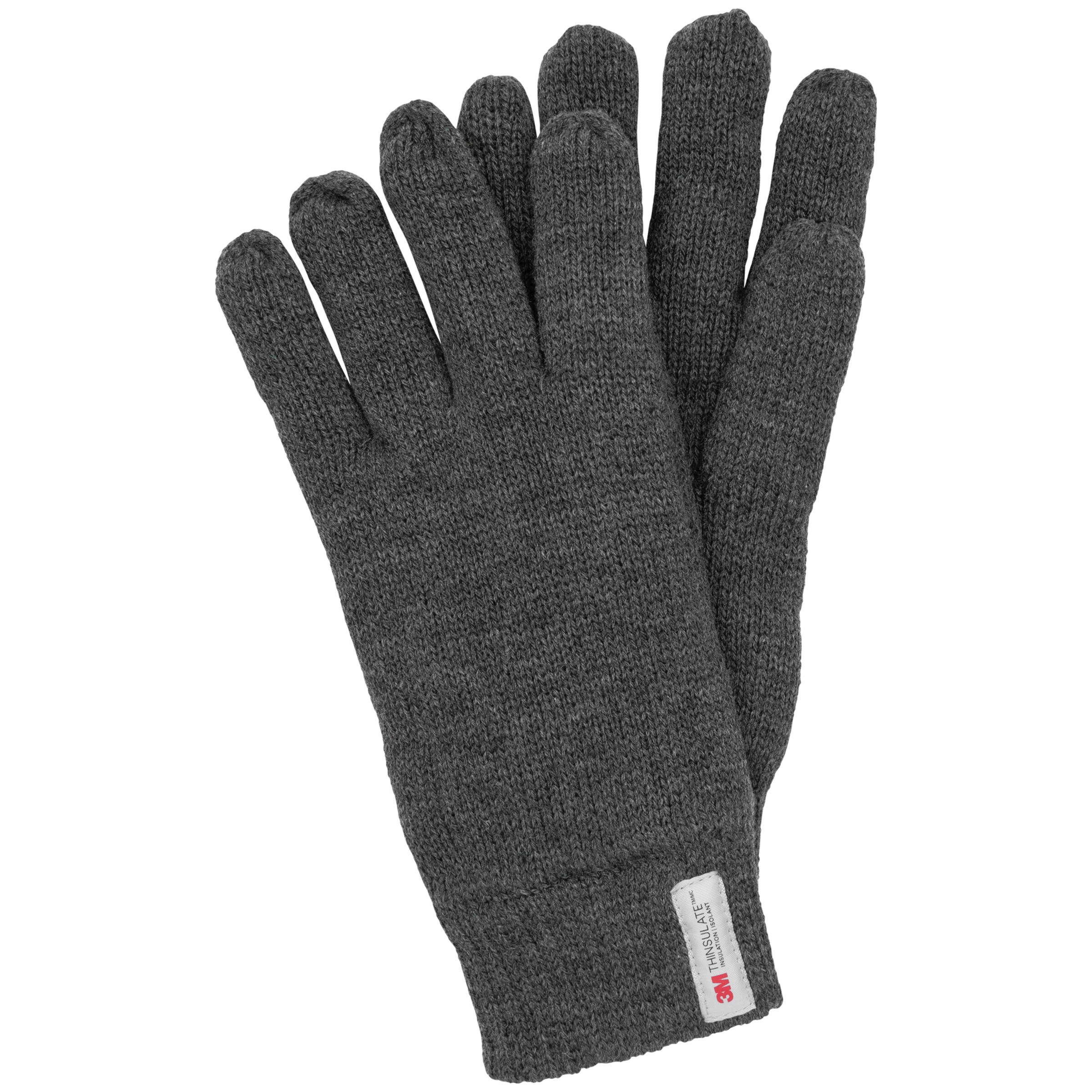 INDICODE JEANS Full Finger Gloves 'Jason' in Grey: front