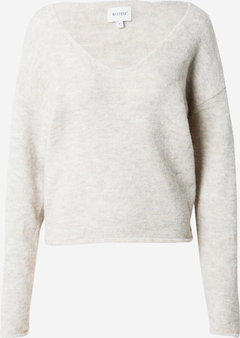 MUSTANG Sweater 'Carla' in White: front