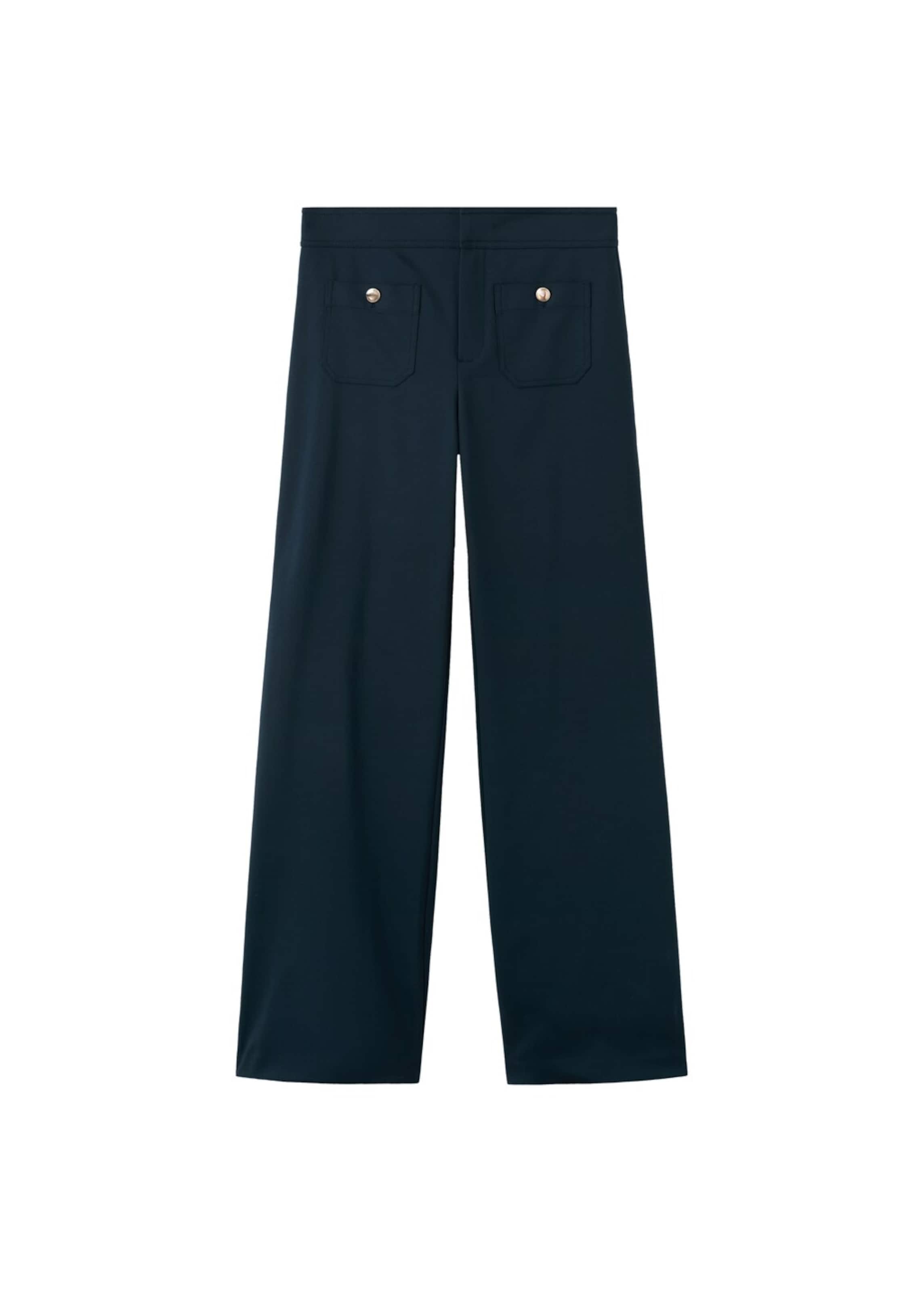 MANGO Pants in Blue: front