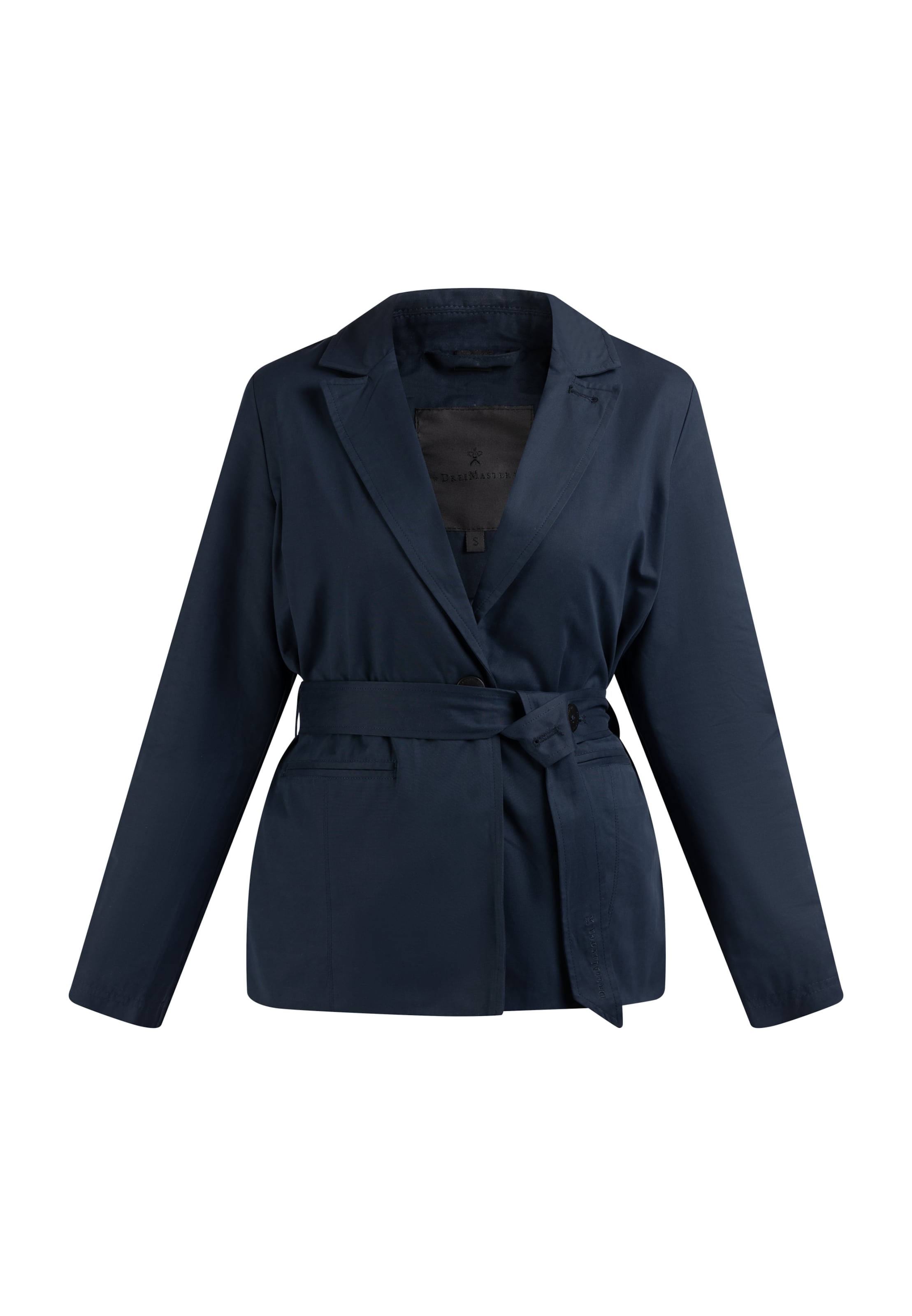 DreiMaster Klassik Übergangsjacke in Blau: Vorderseite