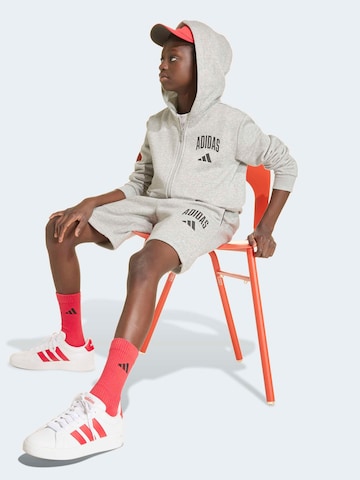 Bluză cu fermoar sport 'CLGT' de la ADIDAS SPORTSWEAR pe gri: față