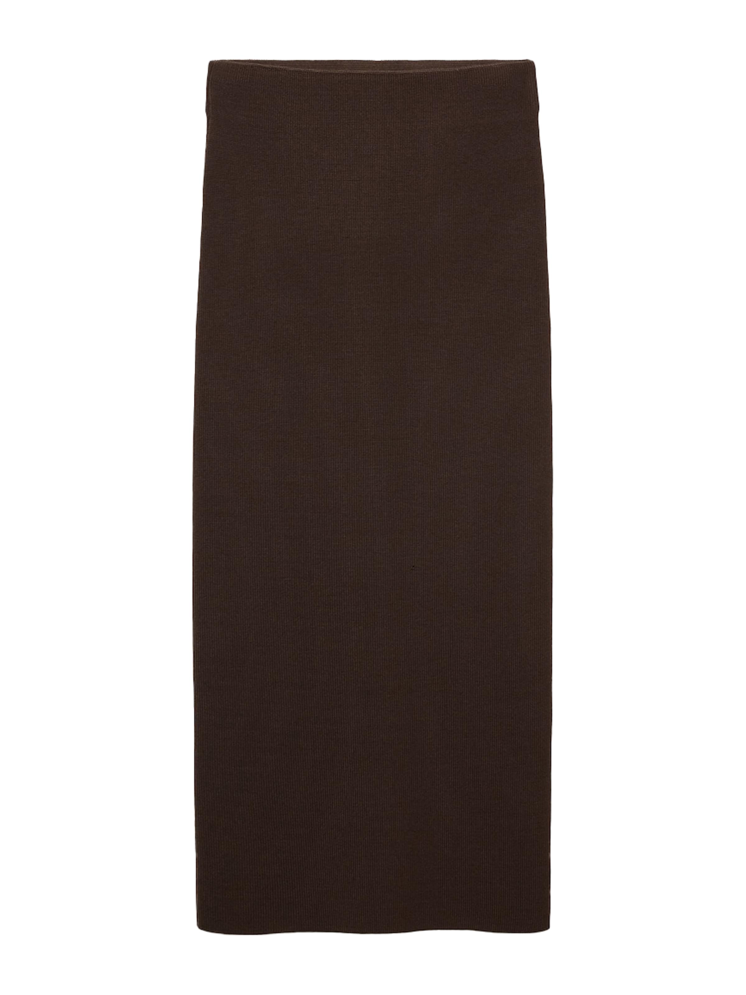 Jupe 'Seseta' MANGO en marron : devant