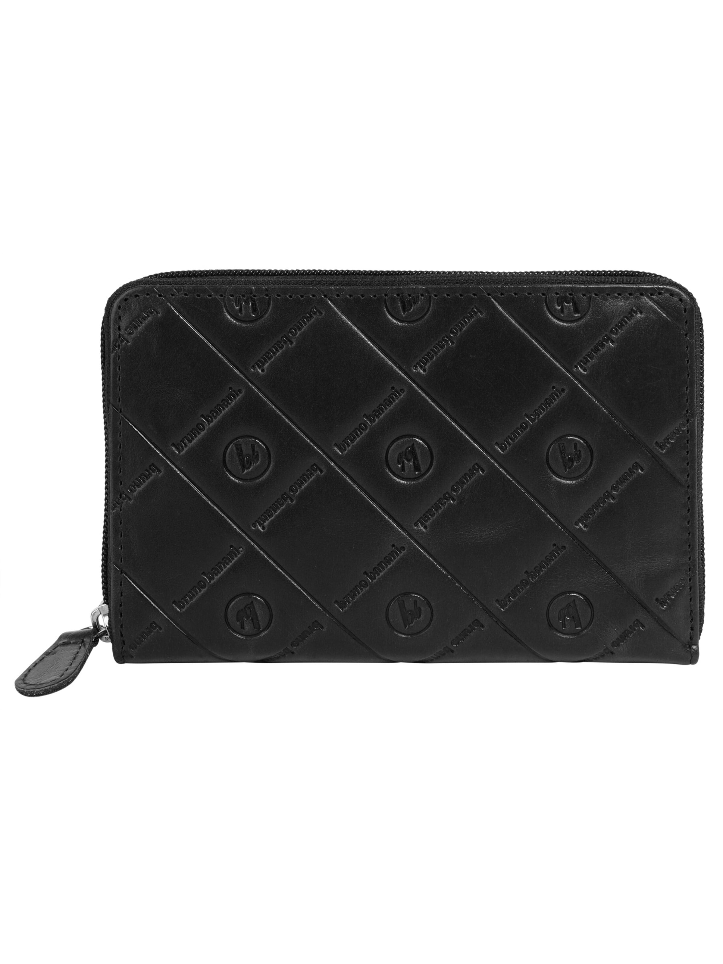 Bruno Banani Portemonnaie‌‌‌‌‌‌‌‌ in Schwarz: Vorderseite