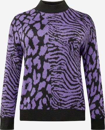 Pull-over 'VERA' Vero Moda Curve en violet : devant