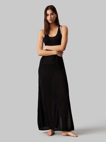 Calvin Klein Swimwear Beach dress in Black: front